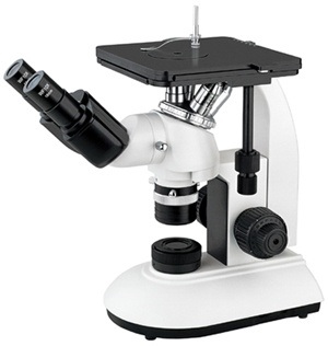 Inverted Metallurgical Microscope with Camera for Optical Instrument