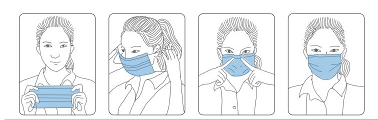 Dental Disposable Face Mask with Foam Top