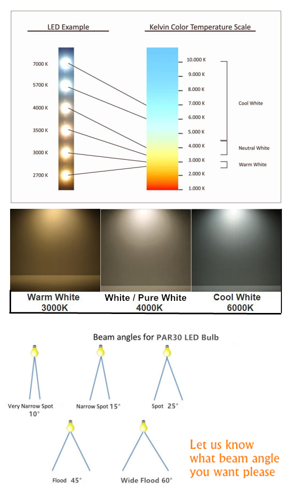 45W E27 LED PAR30 Tracking Light with Osram LED Chip and AC85V~265V to Replace Cdm-R PAR35W/70W 10d 30d40d