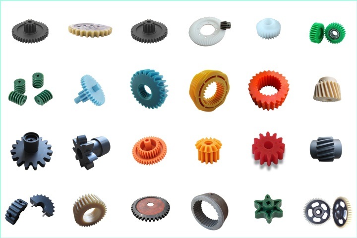 Injection Molding Small Tolerance Plastic Moulded Ring Gear / Precision Plastic Machining Sprockets