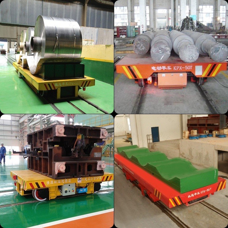 Steel Factory High Quality Motorized Rail Transfer Vehicle for Painting Line Transport