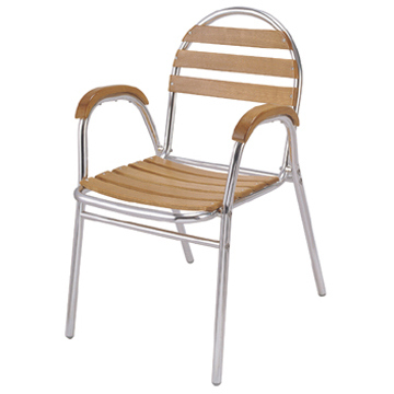 Outdoor Aluminum Wooden Chair (DC-06312)