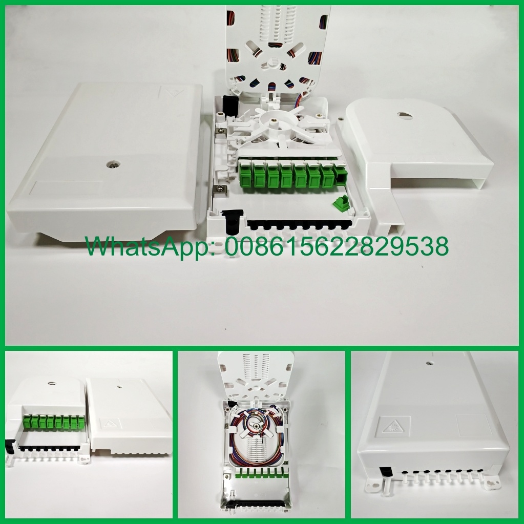 FTTH Fiber Optic Distribution Access Terminal Box 8 Ports