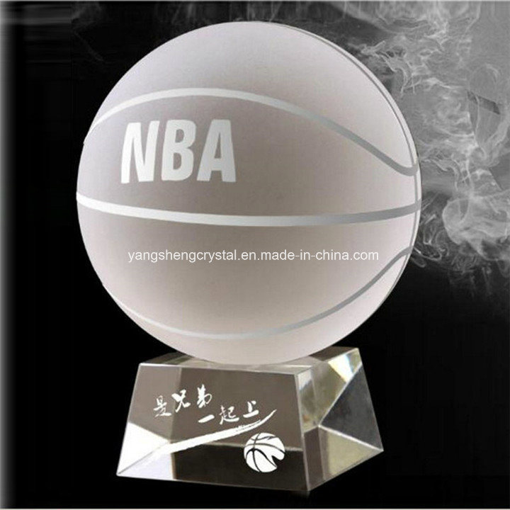 Transparent Basketball NBA Crystal Glass Ball Crafts