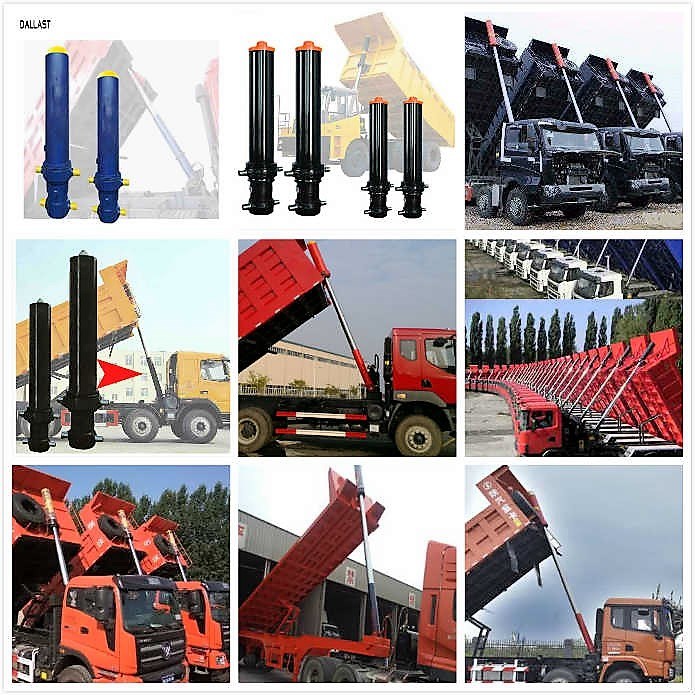 Telescopic Single Acting Hydraulic Cylinder for Semi-Tipper Dump Truck Lifting