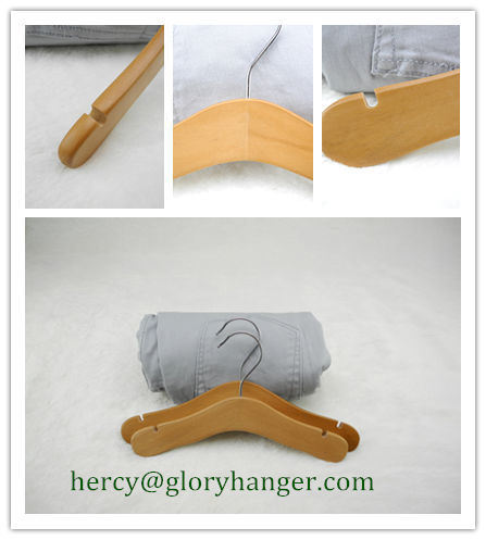 Wooden Children Hanger, Baby Cloth Display Hanger