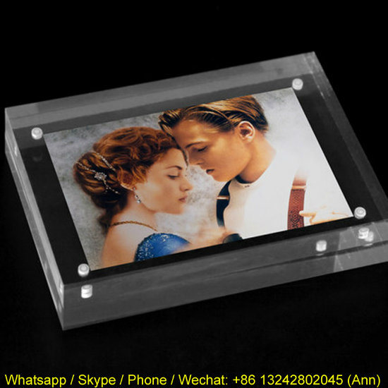 High Quality Magnetic Plexiglass Acrylic Photo Frame