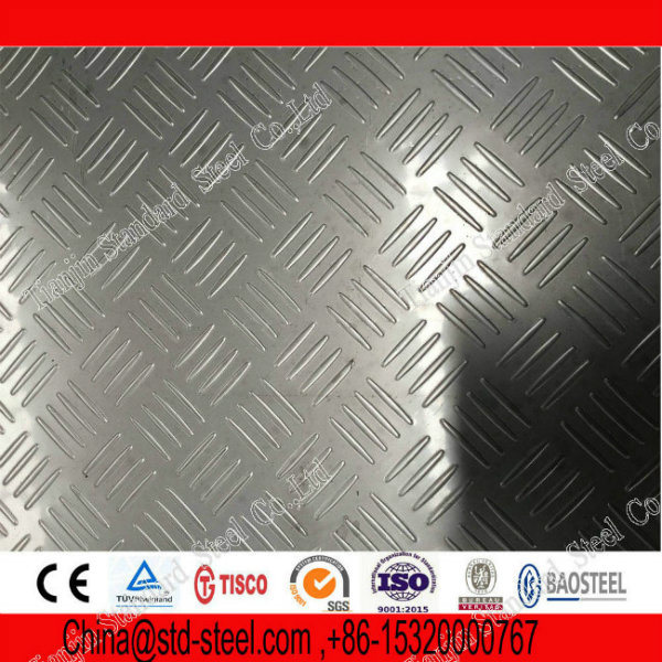 AISI 201 Stainless Steel Tread Checkered Plate