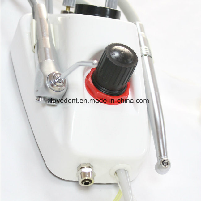 Dental Portable Air Turbine + suction Unit with Bottle