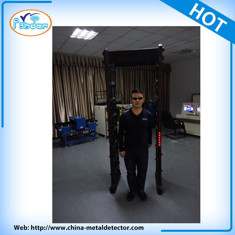 Portable Full Body Scanner Door Frame Walk Through Metal Detector