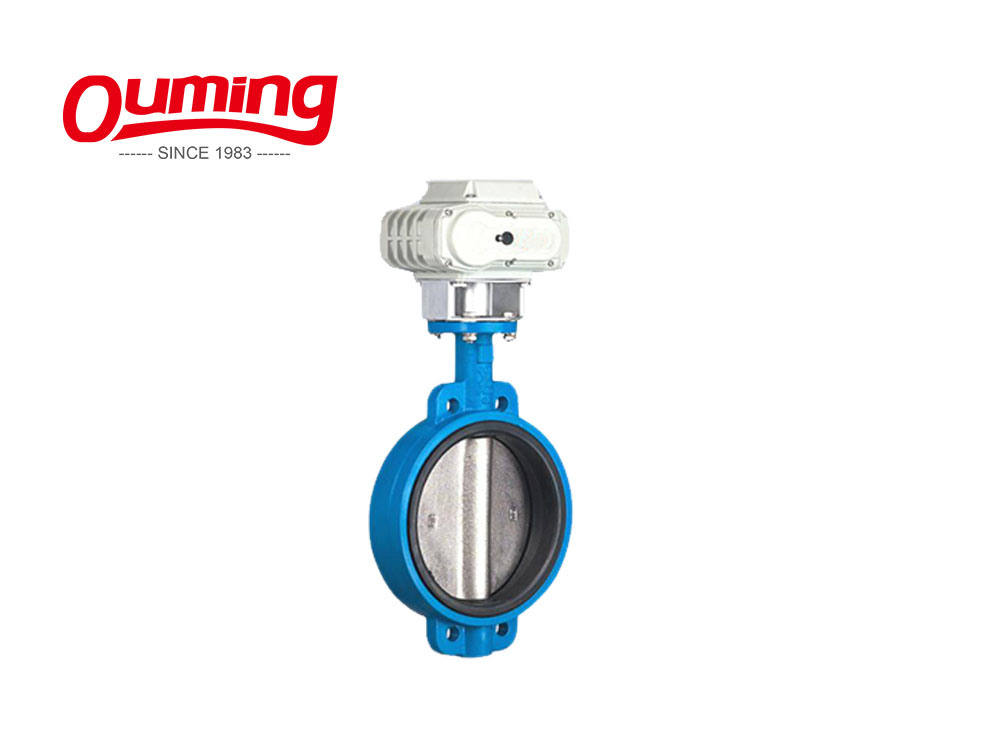 DC 12V Wireless Remote Control Wafer Motorize Modulating Butterfly Valve