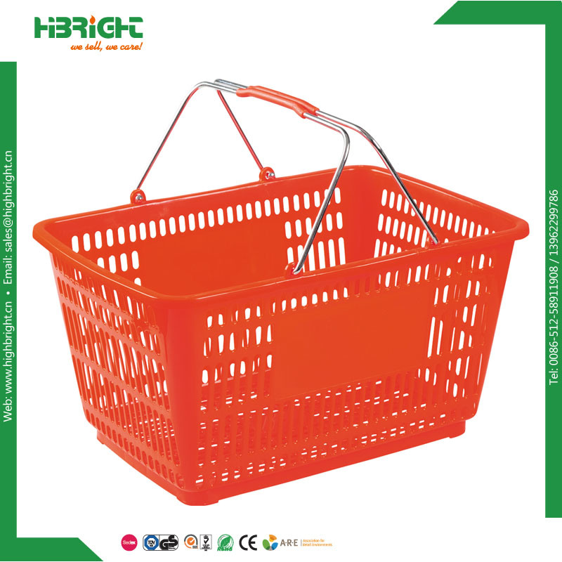 Supermarket Shopping Hand Basket for Hypermarket