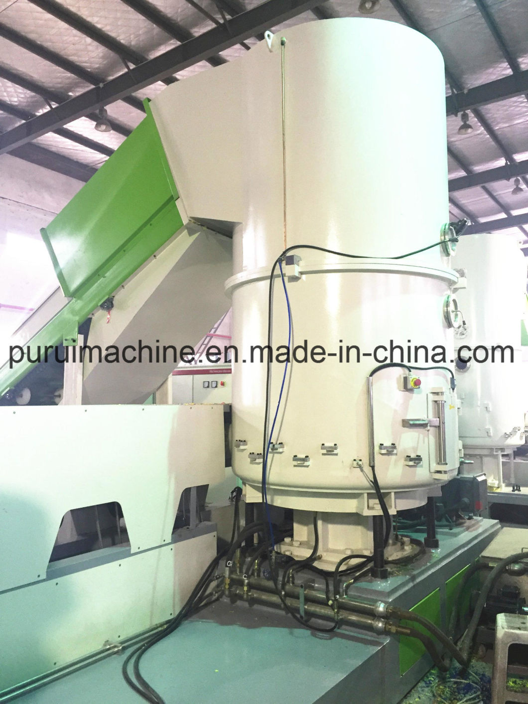 Environmental Two-Stage Plastic Granulating Machine with Die Face Cutting