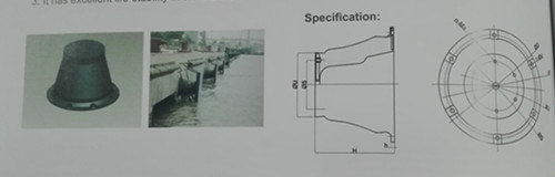 Marine Ship Boat Cone Rubber Fender/Marine Cone Fender