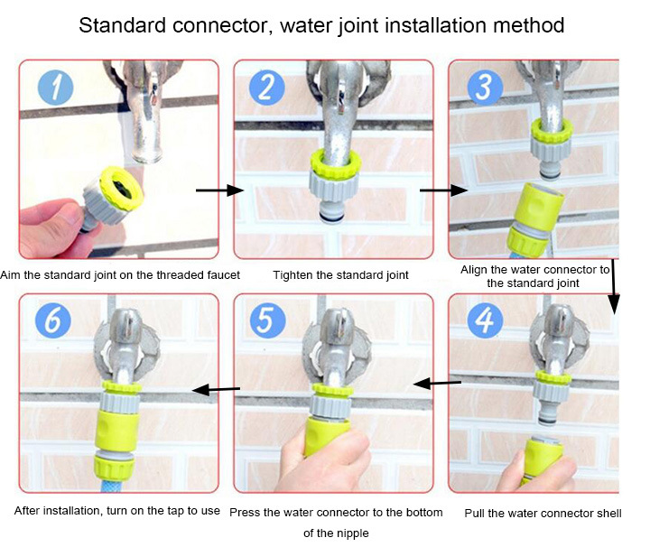 Industrial Water Hose Fittings Hydraulic Flexible Garden Hose Fittings