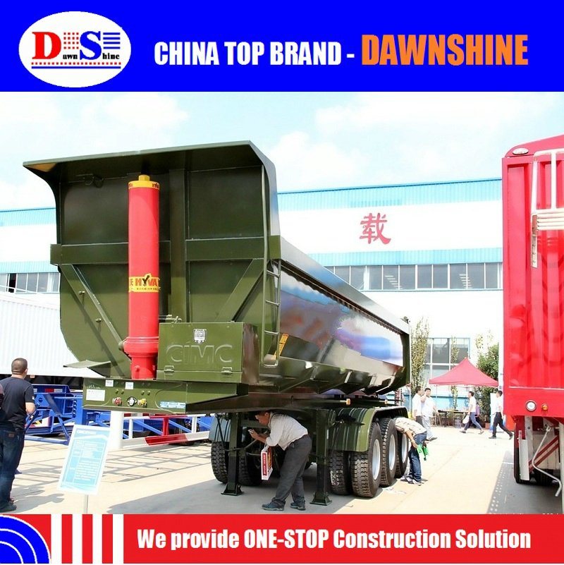 China Tractor Rear Dumper Semi Trailer