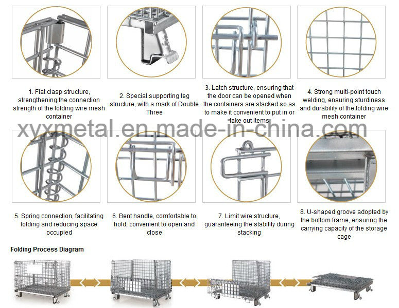 Australia Storage Metal Steel Wire Mesh Pallet Stillage Container