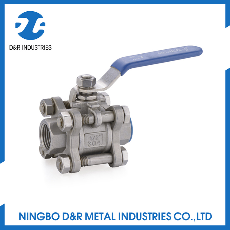 Stainless Steel Customs Water Oil Gas Threaded Ball Valve