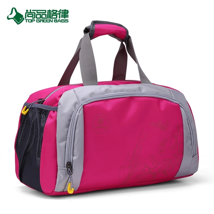Custom Double Zipper Travel Duffel Gym Bag