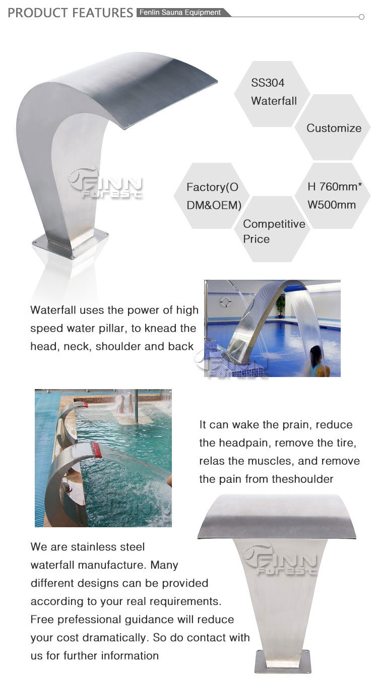 Stainless Steel Water Curtain SPA Shower Head