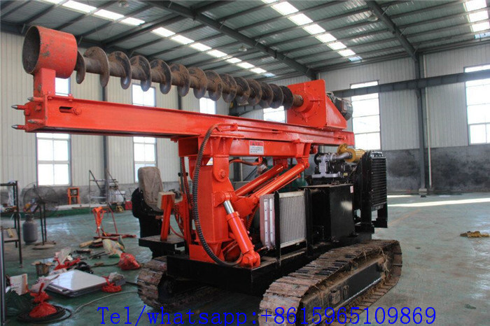 Hydraulic Pole Screw Small Pile Driver for Pole Install