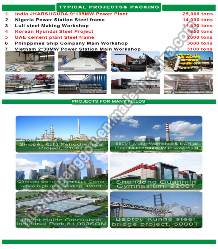 Bottom Price Prefabricated Famous Brand Steel Buliding