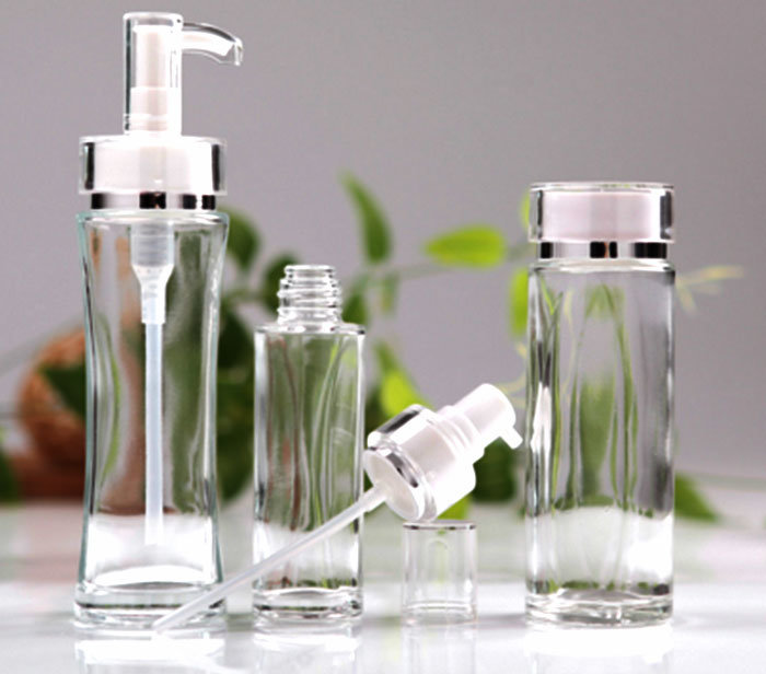 New Type Lotion Packaging Glass Cosmetic Bottle