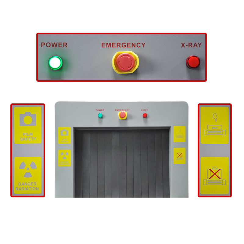 Xray Baggage Scanning Equipment, X-ray Parcle Scanner for Checking Luggage