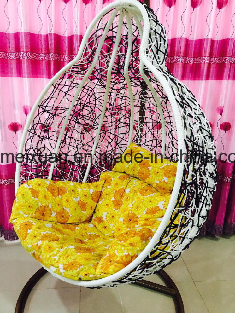 Egg Swing Chair Hanging Chair Cane Makes up Hanging Chair Rocking Chair Garden Leisure Outdoor Balcony Swing Indoor Hanging Basket Cany Chair (M-X3095)