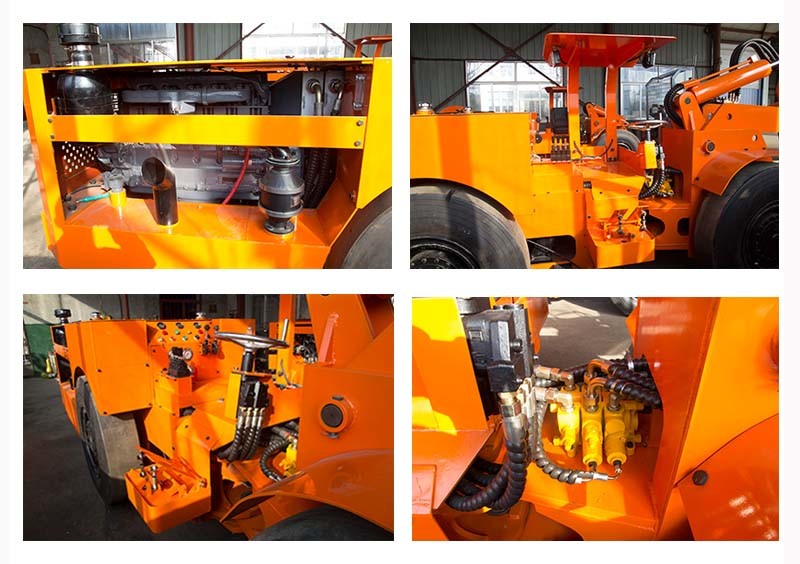 1CBM new design Diesel underground loader with great price