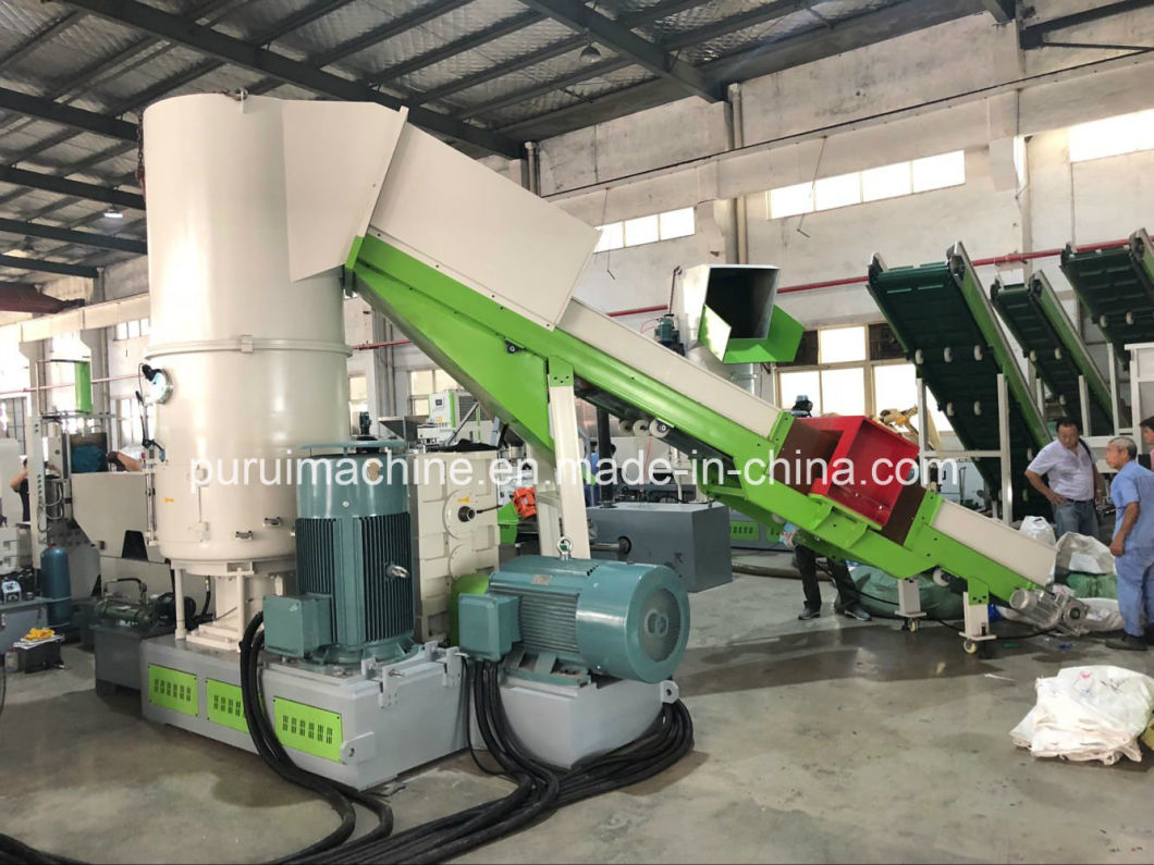 Two Stage Recycled Granules Making Machine for Plastic PE PP LDPE HDPE Film