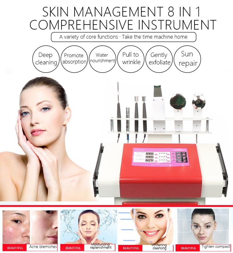 5 in 1 Multifunctional Beauty Instrument Bio Microcurrent Skin Rejuvenation Wrinkle Removal