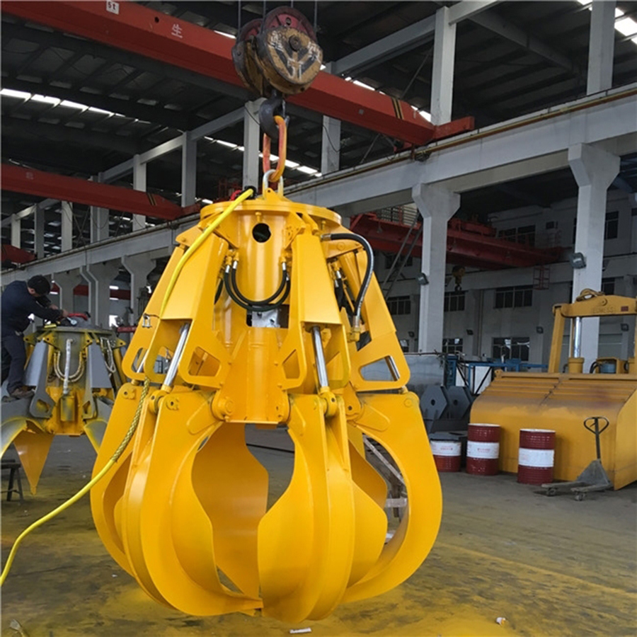 Steel Plant Electric Crane Grab Bucket