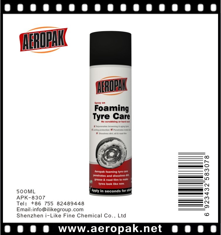 Aeropak Tyre Shine Car Care& Foaming Tyre Cleaner for Car