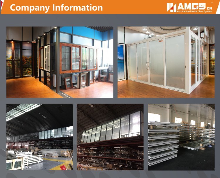 Semi Commercial System Customized Aluminum Sliding Door, According Door, Patio Door and Entrance Door