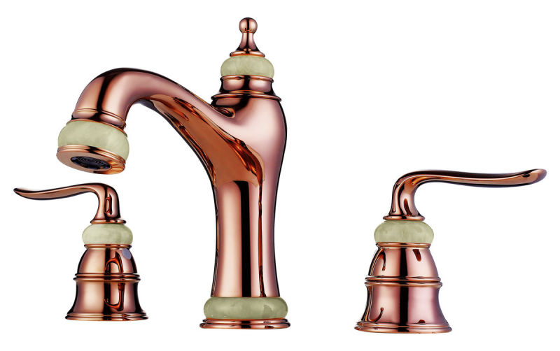Antique Design Rose Gold Basin Faucet Bathroom Mixer Tap