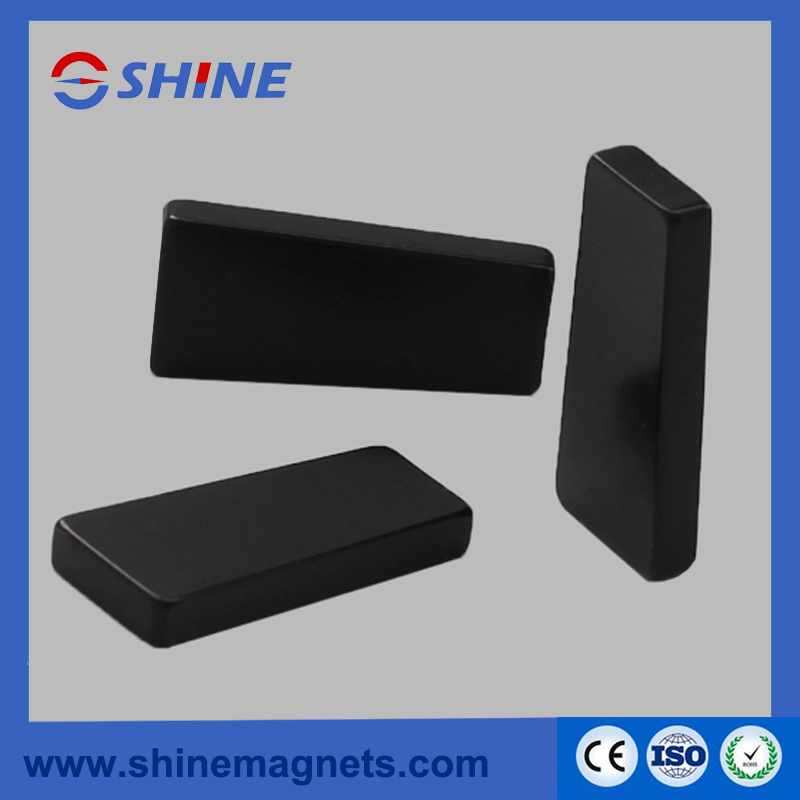 Neodymium Trapezoidal Magnet with Black Epoxy Coated