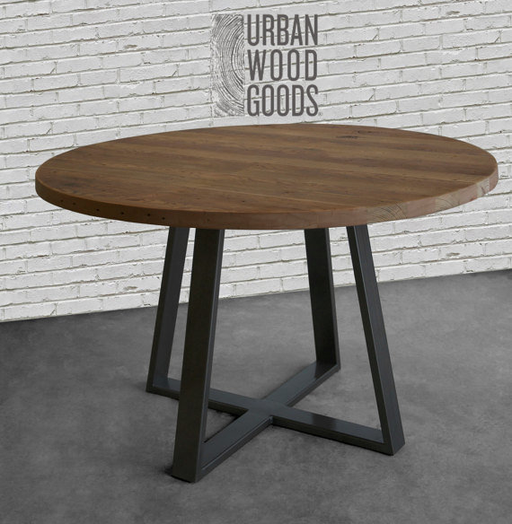 (SD3010) Modern Round Wood Dining Table for Restaurant Furniture Set