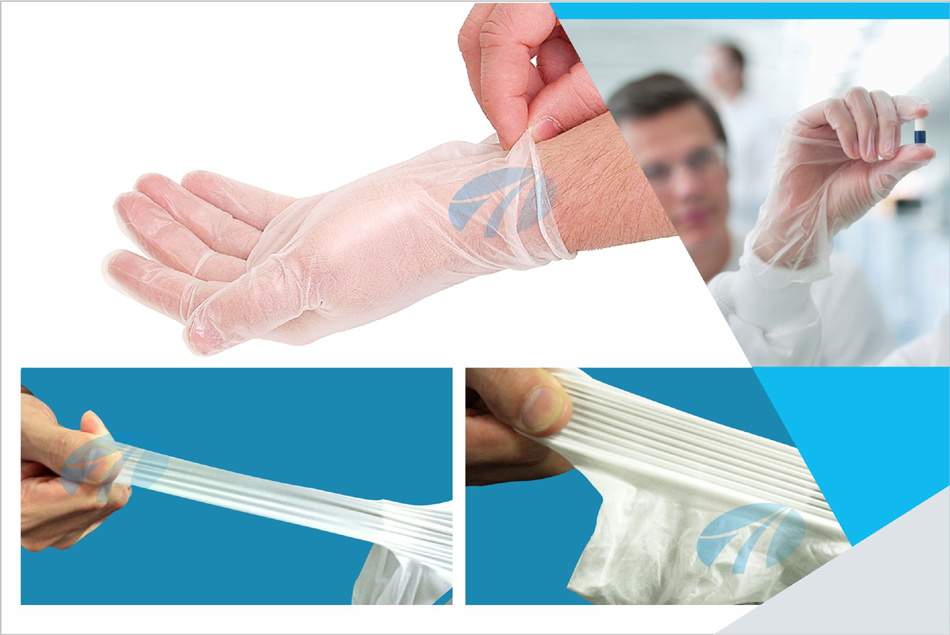 Polyethylene/Poly/Vinyl Disposable Gloves, Disposable PVC Gloves, Medical Gloves