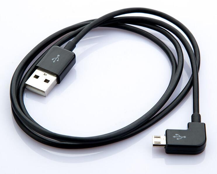 Câble micro USB à angle droit USB 2.0 vers L