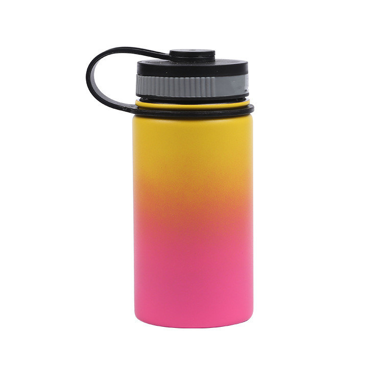 New 12oz Double Wall Vacuum Insulated Stainless Steel Water Bottle Flask with Logo