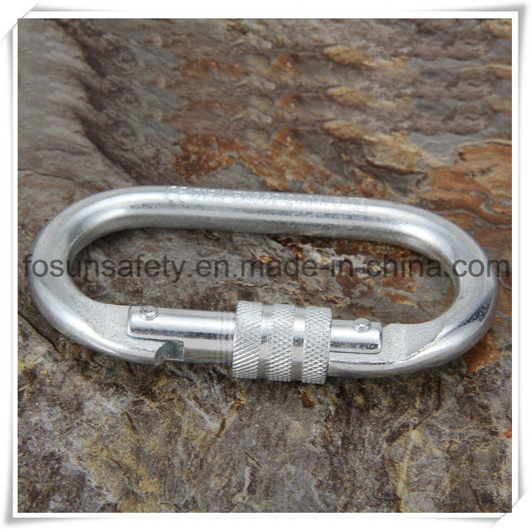 O-Shaped Twistlock Rock Climbing Threaded Carabiner