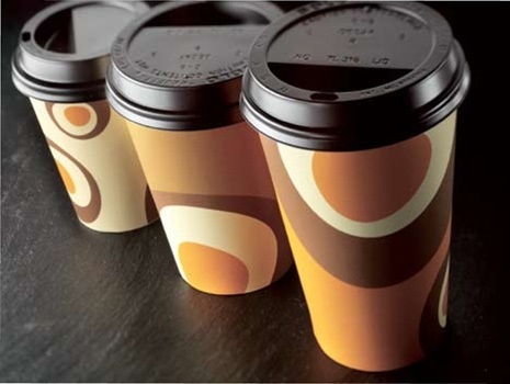 Single Wall Coffee Paper Cup in Single PE Coating