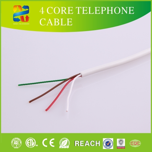4c Jacket PVC Outdoor Telephone Cable