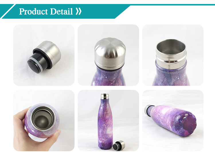 New Design 500ml Stainless Steel Vacuum Flask with Cola Shape (FSUK)