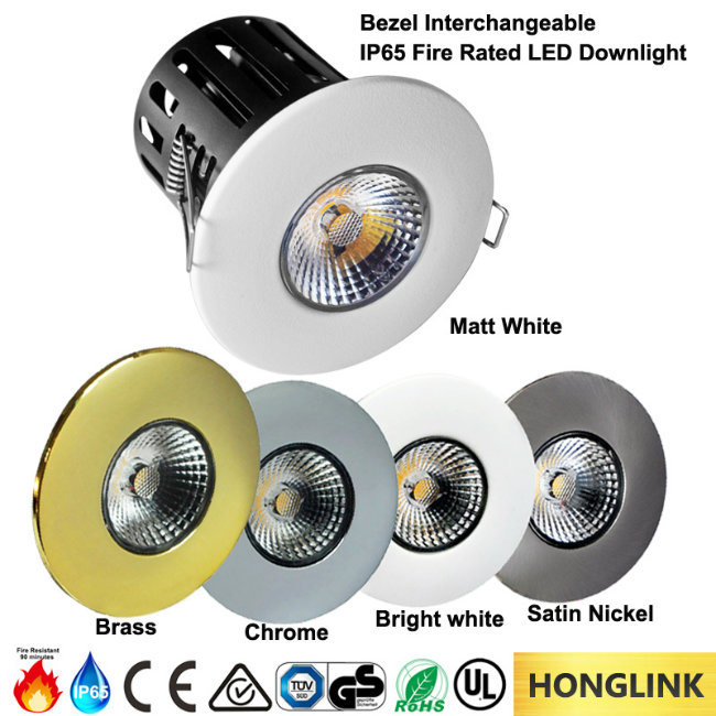 10W IP65 Dimmable BS476 90mins Fire Rated LED Downlight
