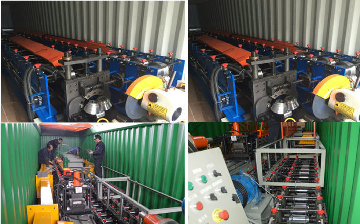 Automatic Glazed Tile Roll Forming Machine with Speed 8-12m/Min