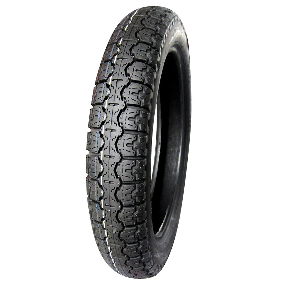 Highway Pattern Tube & Tubeless Motorcycle Tyre 3.50-16