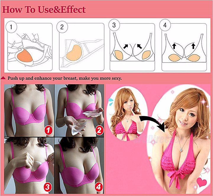 2018 Fashion Silicone Bra Pad Bra Accessory