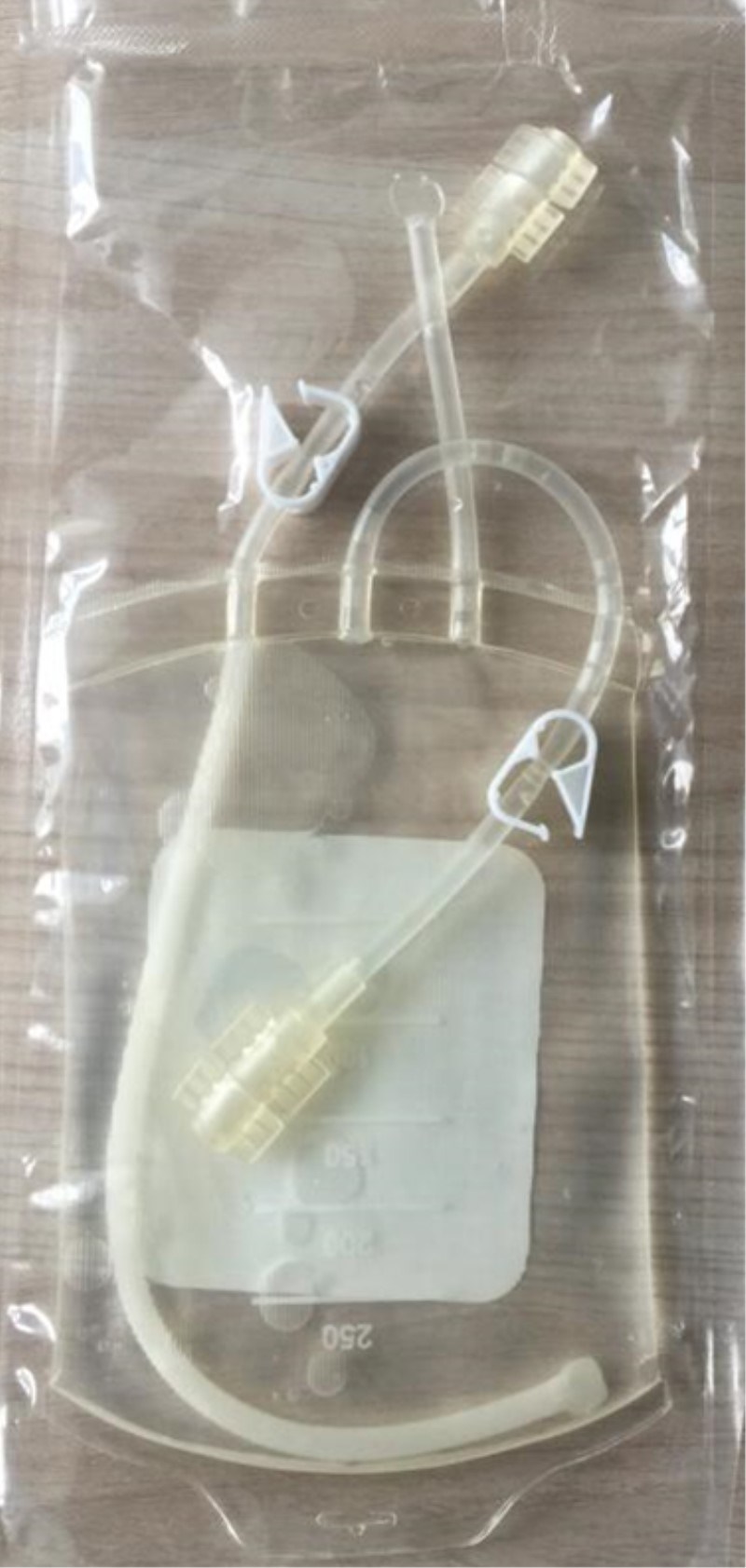 U-Shaped Antioxidation Disposable Blood Bag for Major Autohemotherapy